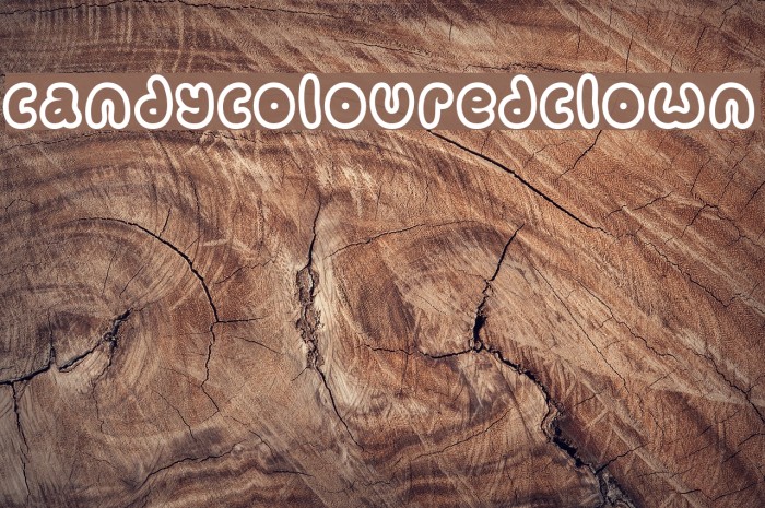 Candycolouredclown Font examples