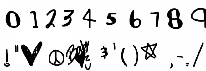 Candycutes Font OTHER CHARS