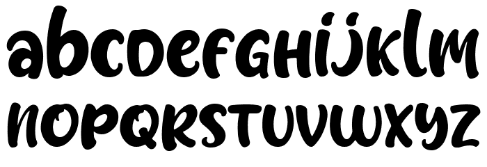 Candyful Font LOWERCASE