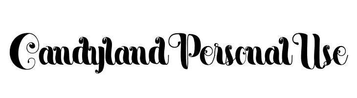 Candyland Personal Use  Fuentes Gratis Descargar