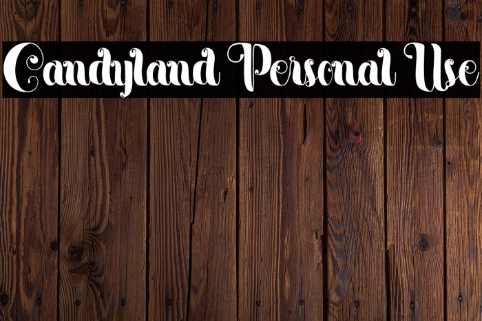 Candyland Personal Use Example 1