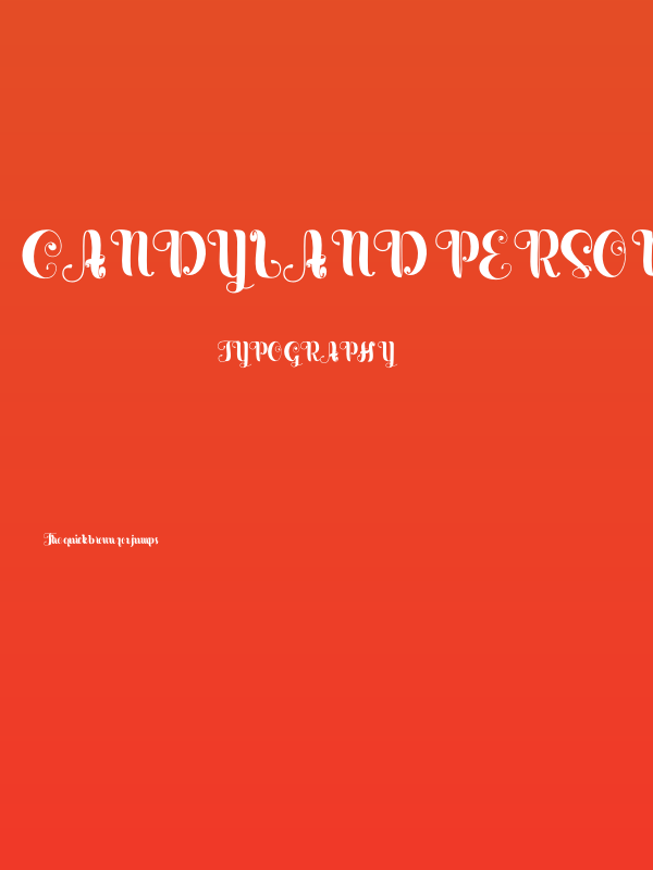 Candyland Personal Use Poster