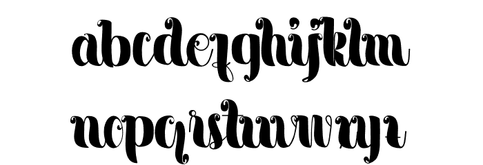 Candyland Personal Use Font LOWERCASE