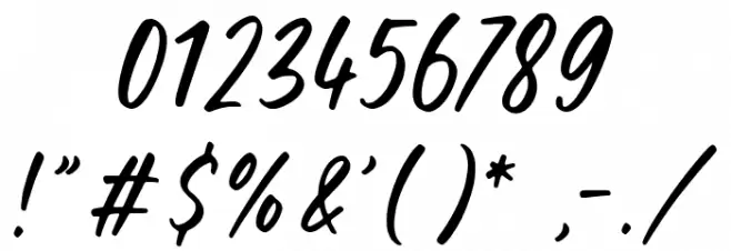 Candyland Font OTHER CHARS