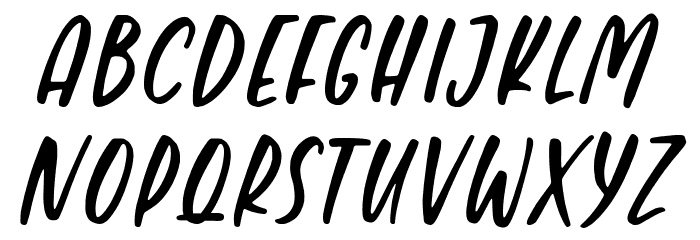 Candyland Font LOWERCASE