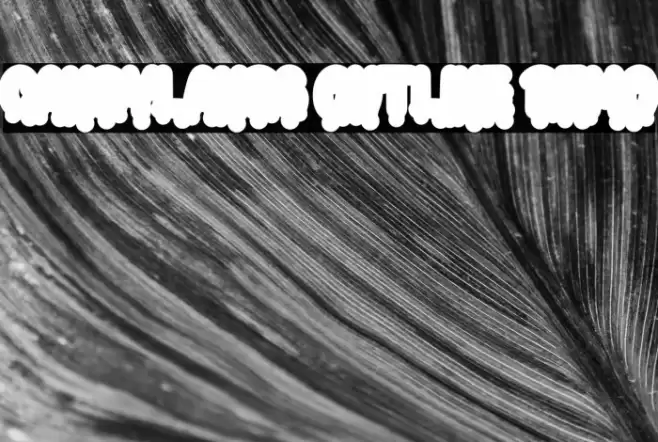 Candylands Outline DEMO Шрифта examples