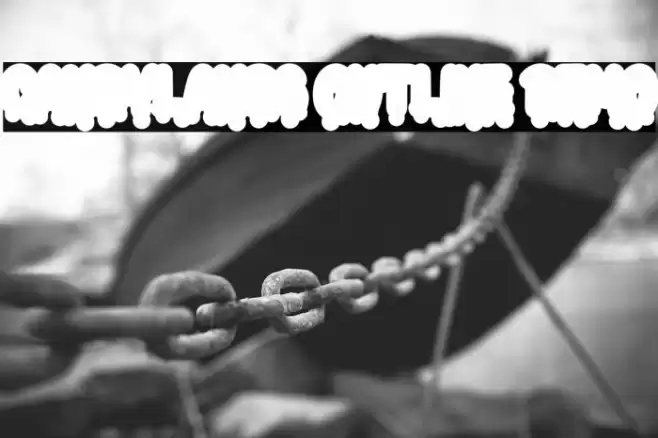 Candylands Outline DEMO Шрифта examples