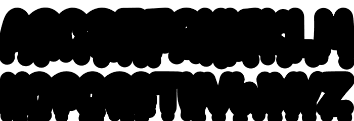 Candylands Outline DEMO Schriftart Kleinbuchstaben