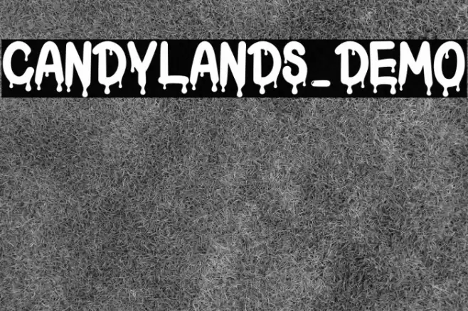 Candylands_DEMO Шрифта examples