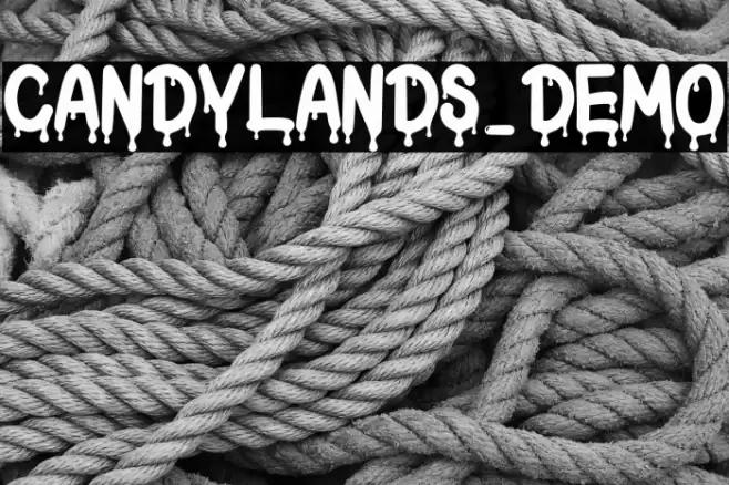 Candylands_DEMO Шрифта examples