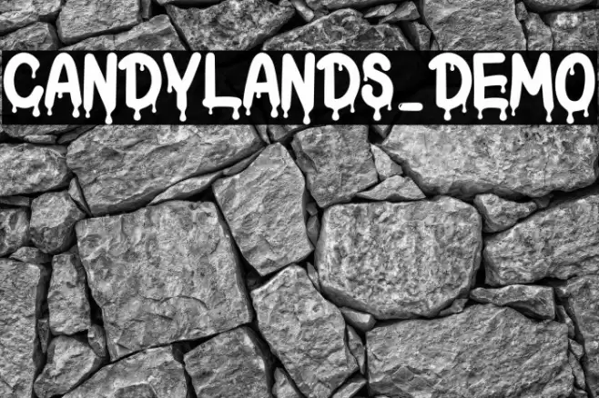 Candylands_DEMO Шрифта examples