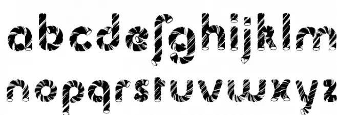 Candylicious Schriftart Groß