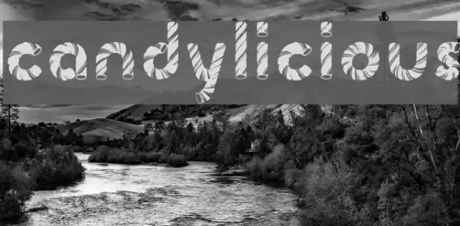 Candylicious Fonte examples