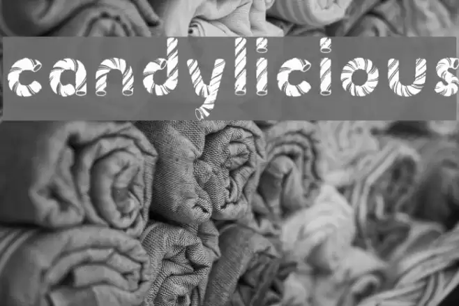 Candylicious Fonte examples