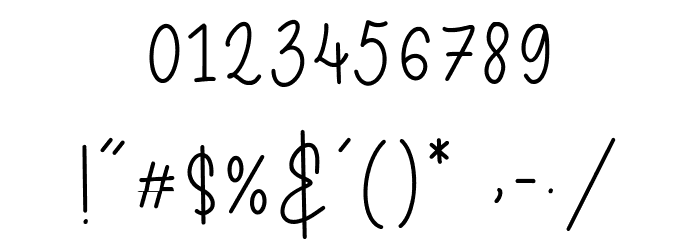 Candylife Font OTHER CHARS