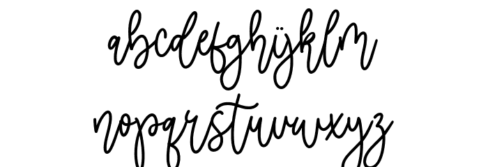 Candylife Font LOWERCASE
