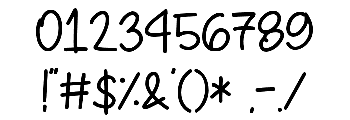 Candylitee Font OTHER CHARS
