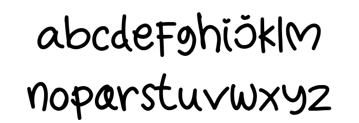 Candylitee Font LOWERCASE