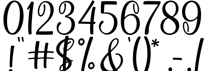 Candylove Font OTHER CHARS