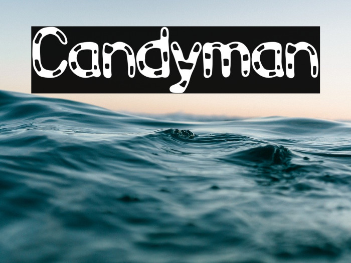 Candyman Font examples