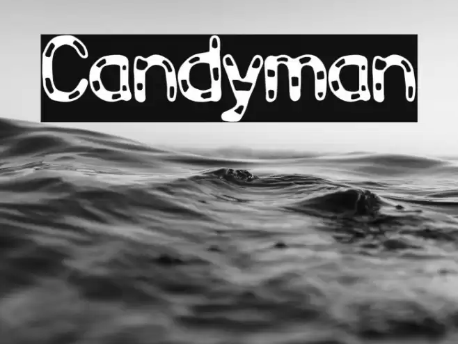 Candyman फ़ॉन्ट examples