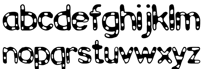 Candyman Font LOWERCASE