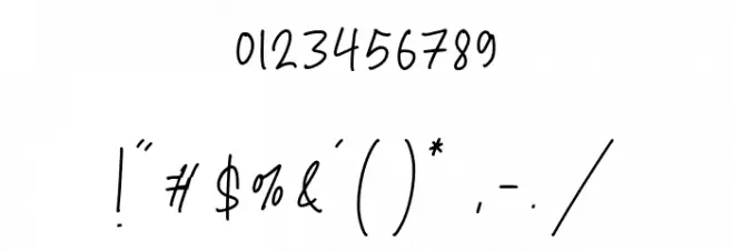 Candyreins Font OTHER CHARS