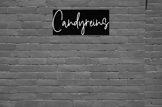 Candyreins Font examples