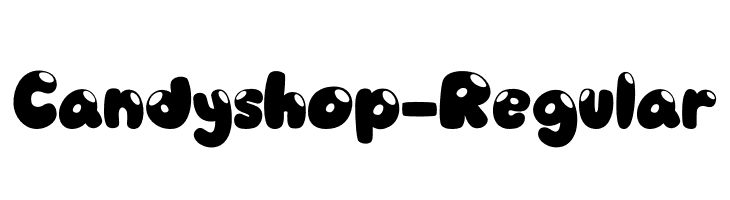 Candyshop-Regular  les polices de caractères gratuit tlcharger
