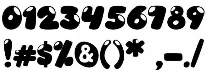 Candyshop Regular Font OTHER CHARS