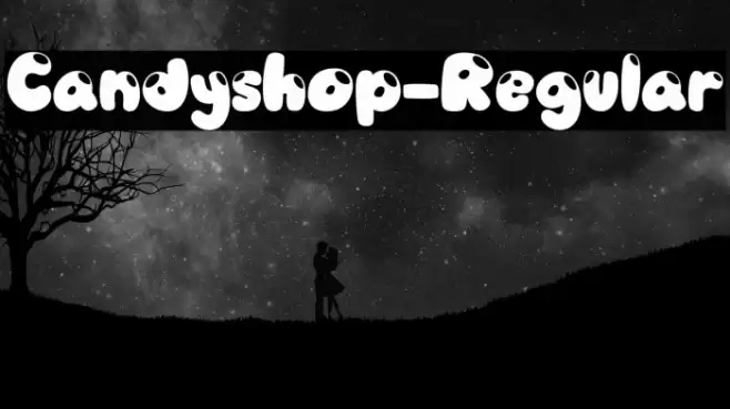 Candyshop-Regular Font examples