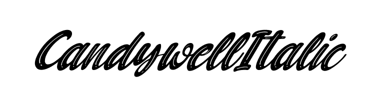 Candywell Italic  免费字体下载