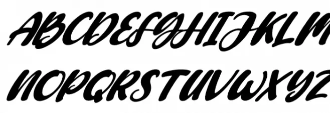Candywell Original Italic Шрифта ВЕРХНИЙ