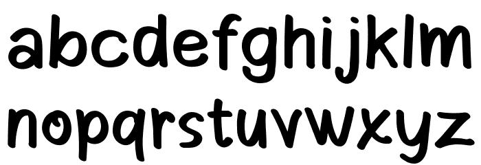 Candyz Font LOWERCASE