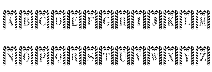 Cane Pillars Font LOWERCASE