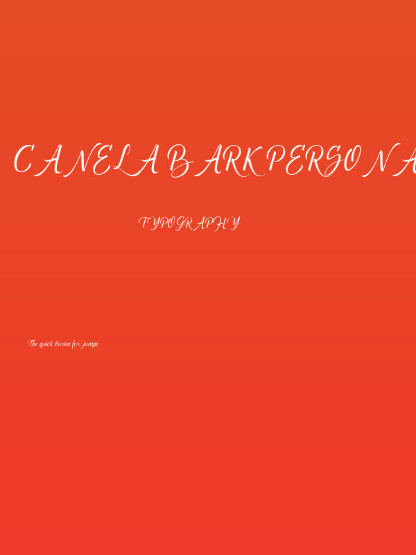 Canela Bark Personal Use Poster