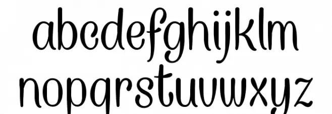 CaneletterSansPersonalUse フォント 小文字