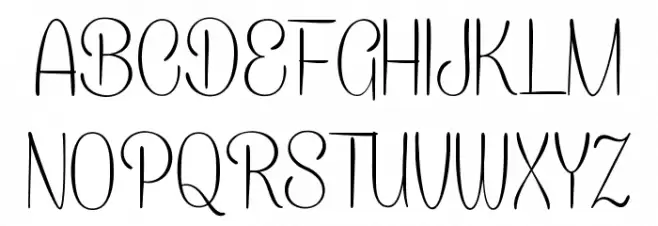 CaneletterSansThinPersonal Fonte MAIÚSCULAS