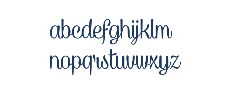 CaneletterScriptPersonalUse Lowercase