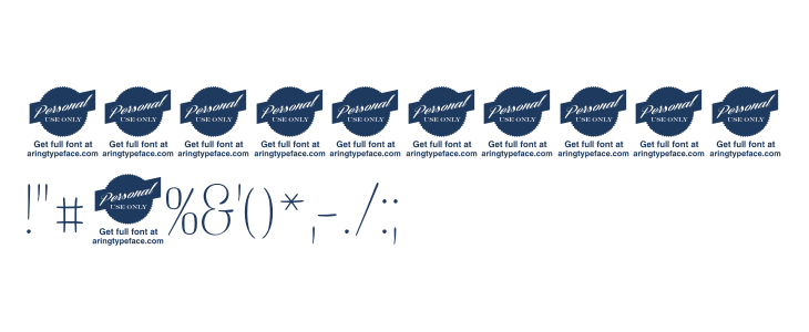 CaneletterScriptThinPersonal Other Characters