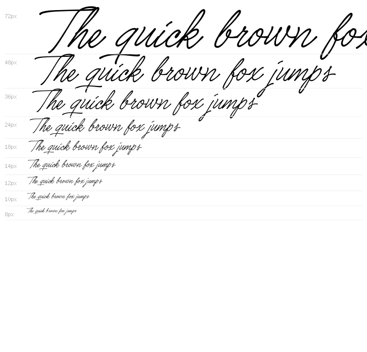 Caneta Script PERSONAL USE Regular Waterfall