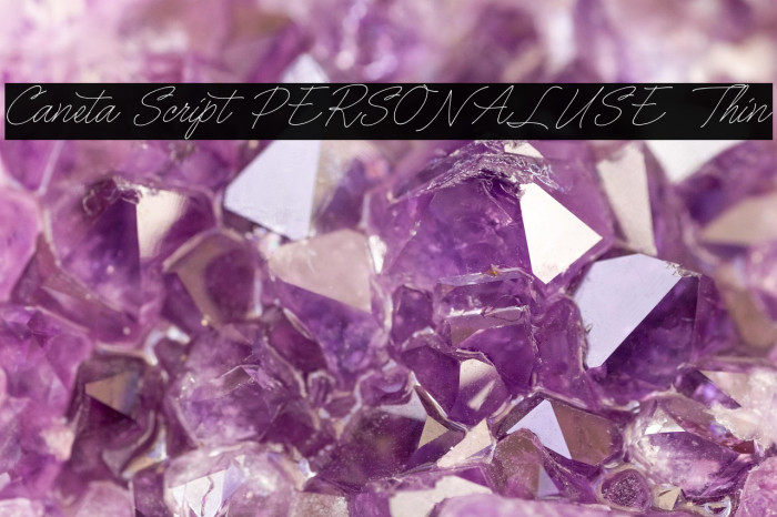 Caneta Script PERSONAL USE Thin Example 2