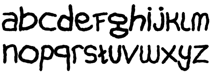 Canfuguh Font Font LOWERCASE