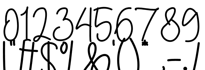 Cangeline Font OTHER CHARS
