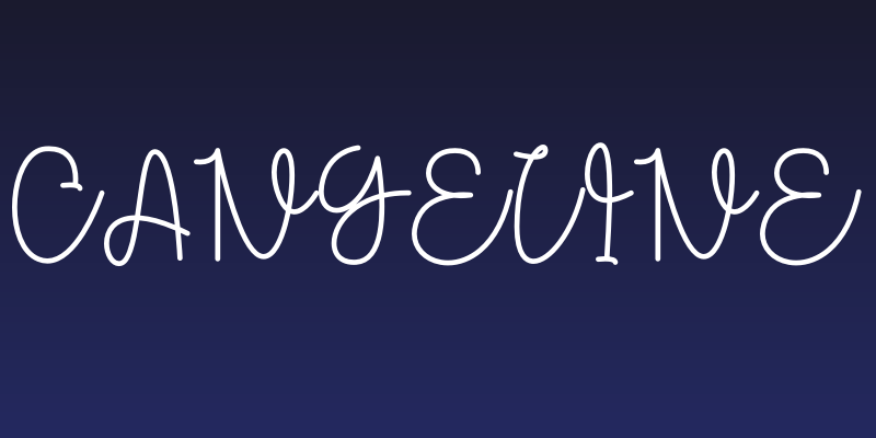 Cangeline Social Header