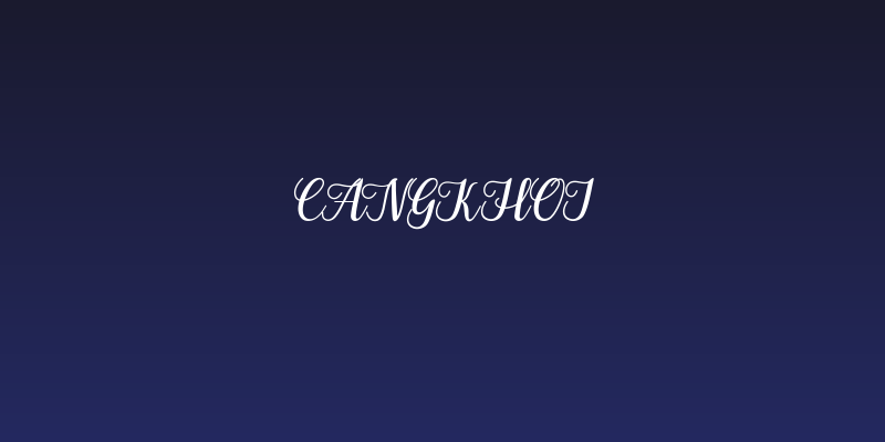 Cangkhoi Social Header
