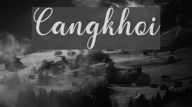 Cangkhoi Font examples