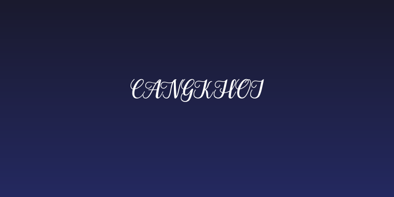 Cangkhoi Social Header