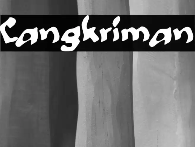 Cangkriman Font examples