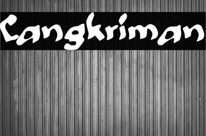 Cangkriman Font examples